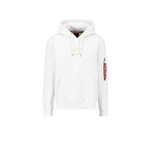 ALPHA INDUSTRIES Mikina  zlatá / červená / bílá