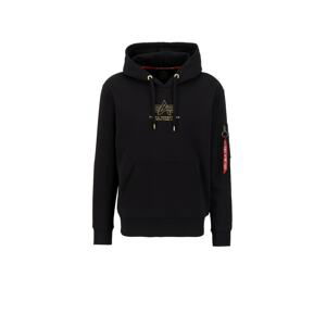 ALPHA INDUSTRIES Mikina  světle žlutá / červená / černá