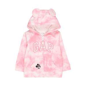 GAP Mikina s kapucí  pink / červená / černá / bílá