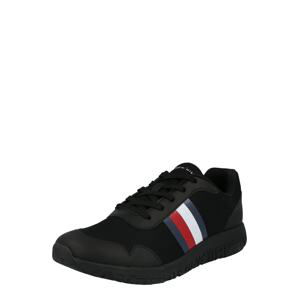 TOMMY HILFIGER Tenisky  modrá / krvavě červená / černá / bílá