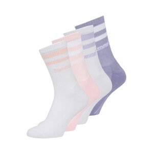 Hummel Sportovní ponožky  světle fialová / meruňková / bílá