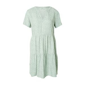 ONLY Letní šaty  pastelově zelená / bílá