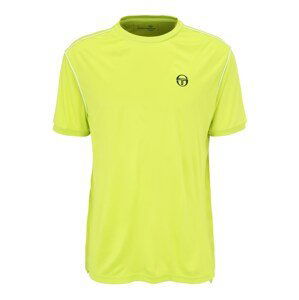 Sergio Tacchini Funkční tričko 'TCP'  kiwi / černá / bílá