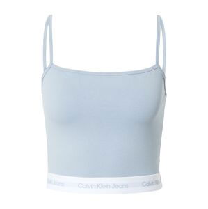 Calvin Klein Jeans Top  světlemodrá / bílá