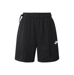 Nike Sportswear Kalhoty  černá / bílá