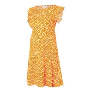 MAMALICIOUS Letní šaty  mandarinkoná / bílá