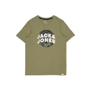 Jack & Jones Junior Tričko 'BLOOMER'  zelená / mix barev