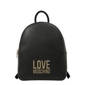 Love Moschino Batoh 'Lettering'  černá / zlatá