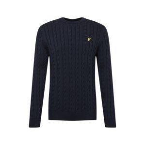 Lyle & Scott Svetr  námořnická modř / žlutá / černá