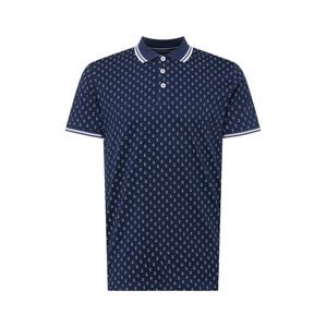 JACK & JONES Tričko 'TEREKOTA'  noční modrá / bílá / námořnická modř / růžová