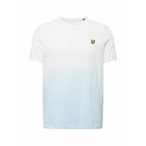 Lyle & Scott Tričko  světlemodrá / bílá