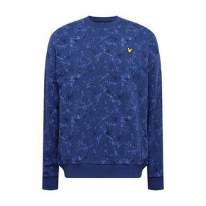 Lyle & Scott Mikina  námořnická modř / noční modrá / žlutá / černá