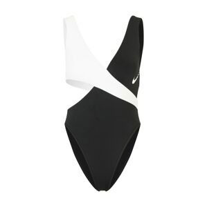 Nike Swim Sportovní plavky  černá / bílá