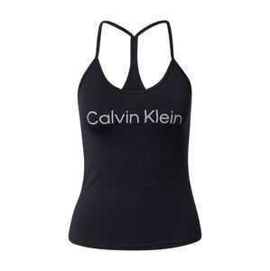 Calvin Klein Performance Sportovní top  černá / šedá