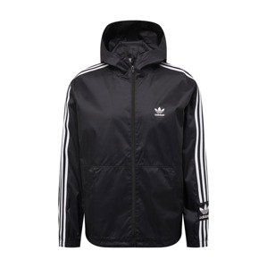 ADIDAS ORIGINALS Přechodná bunda  černá / bílá