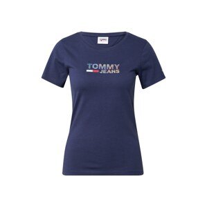 Tommy Jeans Tričko  tmavě modrá / mix barev / jasně červená / bílá