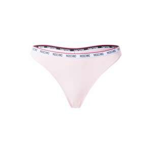 Moschino Underwear Tanga  pink / růžová / černá / bílá