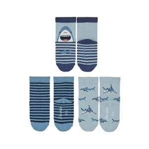 STERNTALER Ponožky  tmavě modrá / světlemodrá