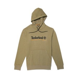 TIMBERLAND Mikina  khaki / oranžová / černá