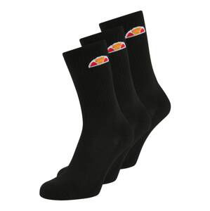 ELLESSE Ponožky 'Tisbi'  černá / bílá / červená / oranžová