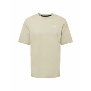 PUMA Funkční tričko  béžová / bílá