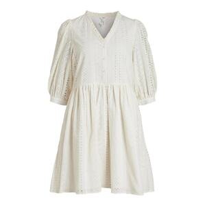 OBJECT Košilové šaty 'Violetta'  přírodní bílá
