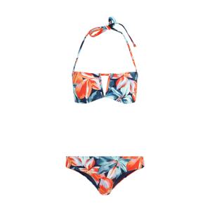 RIP CURL Bikiny  tmavě modrá / světlemodrá / oranžová / červená