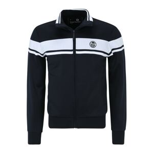 Sergio Tacchini Sportovní mikina s kapucí  námořnická modř / bílá / azurová