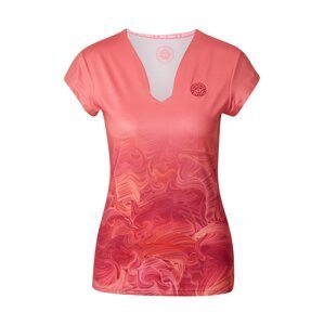 BIDI BADU Funkční tričko 'Bella 2.0'  pink / růžová / tmavě oranžová / světle fialová / černá