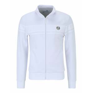 Sergio Tacchini Sportovní mikina s kapucí  bílá / černá