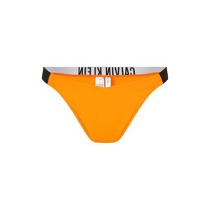 Calvin Klein Swimwear Spodní díl plavek  oranžová / černá / bílá