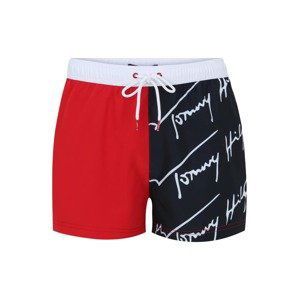 Tommy Hilfiger Underwear Plavecké šortky  námořnická modř / bílá / červená