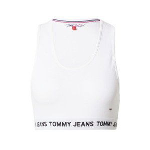 Tommy Jeans Top  červená / černá / bílá