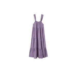 MANGO Letní šaty 'Jaipur'  mátová / fialová / pastelová fialová / bílá