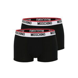Moschino Underwear Boxerky  černá / bílá