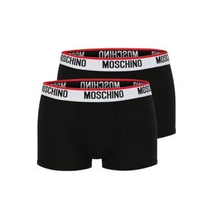 Moschino Underwear Boxerky  černá / bílá