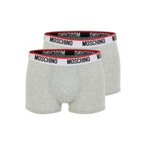 Moschino Underwear Boxerky  šedá / bílá / černá