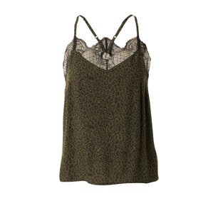 ABOUT YOU Top 'Aileen'  khaki / mix barev