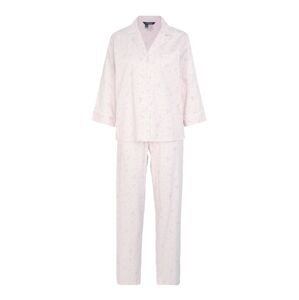 Lauren Ralph Lauren Pyžamo  pastelově růžová / růžová / bílá