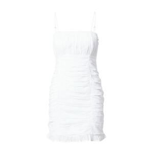 HOLLISTER Letní šaty  bílá