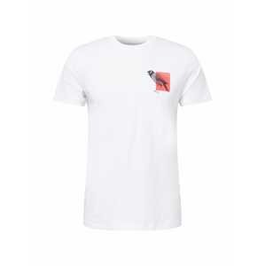 WESTMARK LONDON Tričko 'RAVEN'  bílá / černá / červená