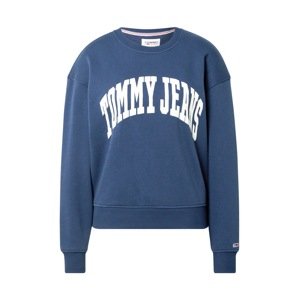 Tommy Jeans Mikina  marine modrá / bílá