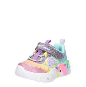 SKECHERS Tenisky 'UNICORN CHARMER'  aqua modrá / pastelově žlutá / fialová / světle růžová