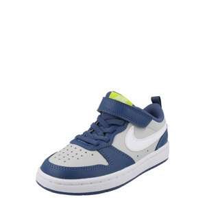 Nike Sportswear Tenisky 'Court Borough'  námořnická modř / šedá / kiwi / bílá