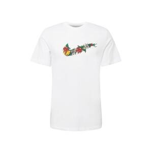NIKE Funkční tričko 'FRAN'  bílá / zelená / červená / žlutá / tělová