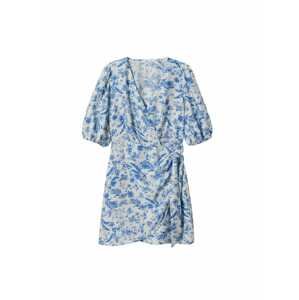 MANGO Letní šaty 'cuqui'  modrá / bílá
