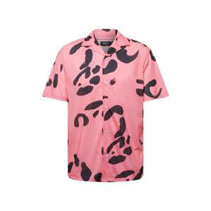 BURTON MENSWEAR LONDON Košile  pink / černá