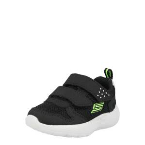 SKECHERS Tenisky 'DYNA-LITE'  černá / svítivě zelená