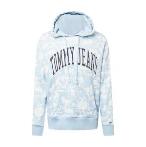 Tommy Jeans Mikina  námořnická modř / světlemodrá / bílá