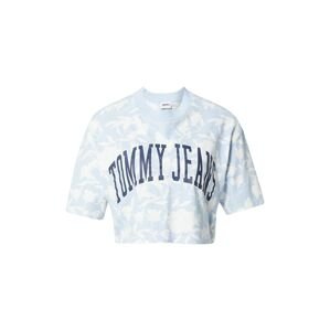 Tommy Jeans Tričko  námořnická modř / světlemodrá / bílá